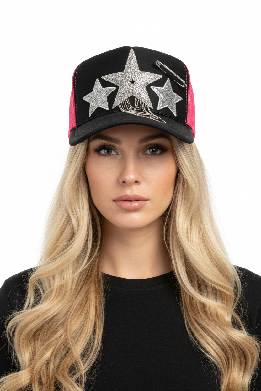 Rhinestone Cowgirl Trucker Hat
