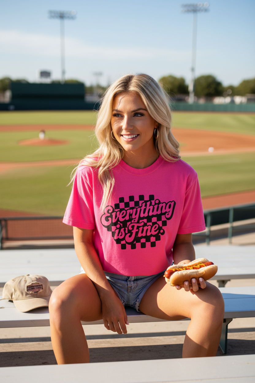Everything is Fine Graphic T-shirt