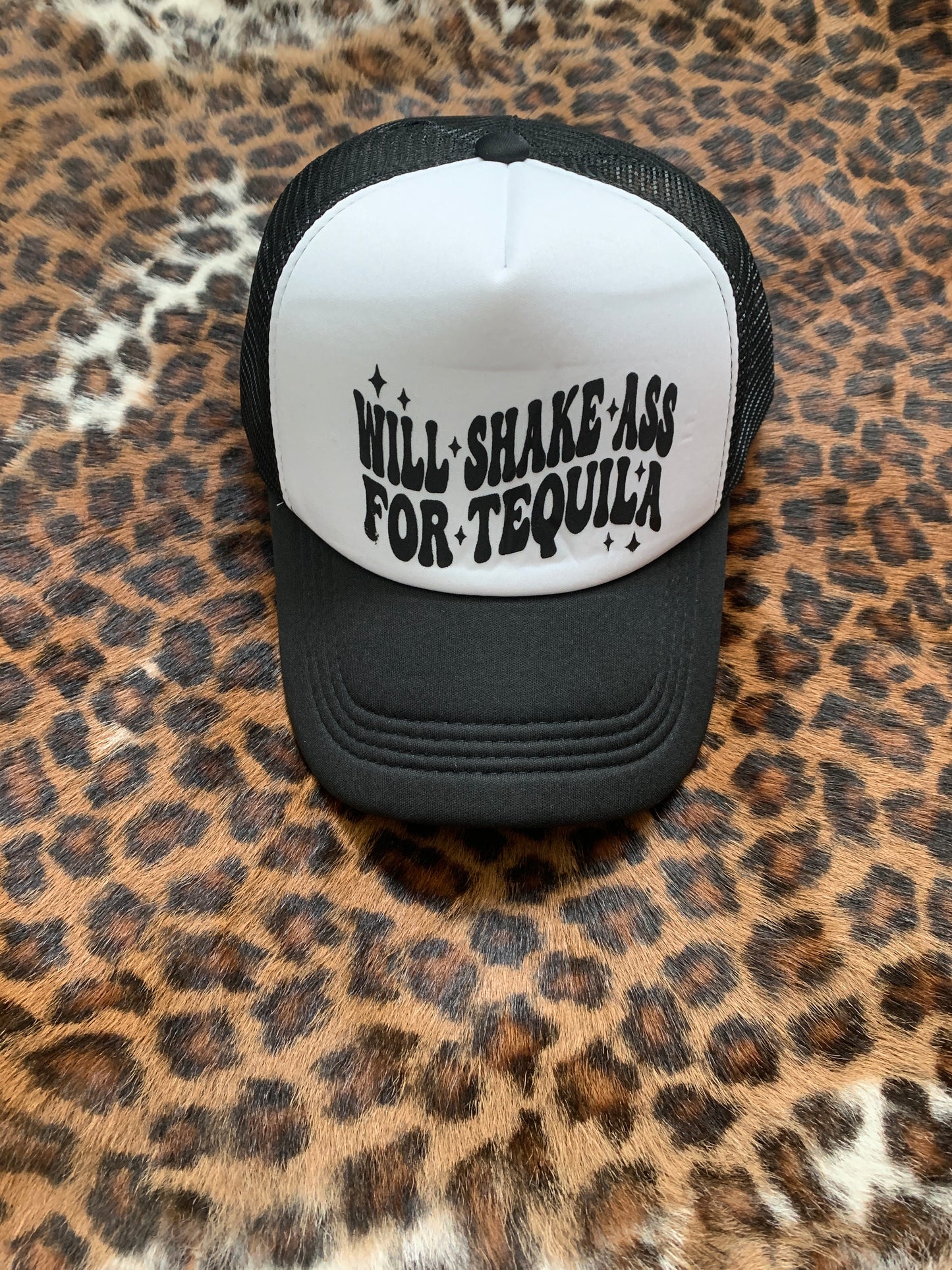 Will Shake A** For Tequila Trucker Hat