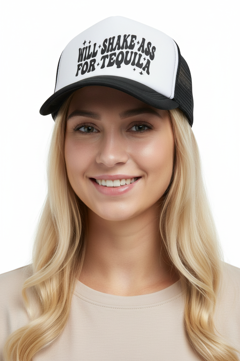 Will Shake For Tequila Trucker Hat