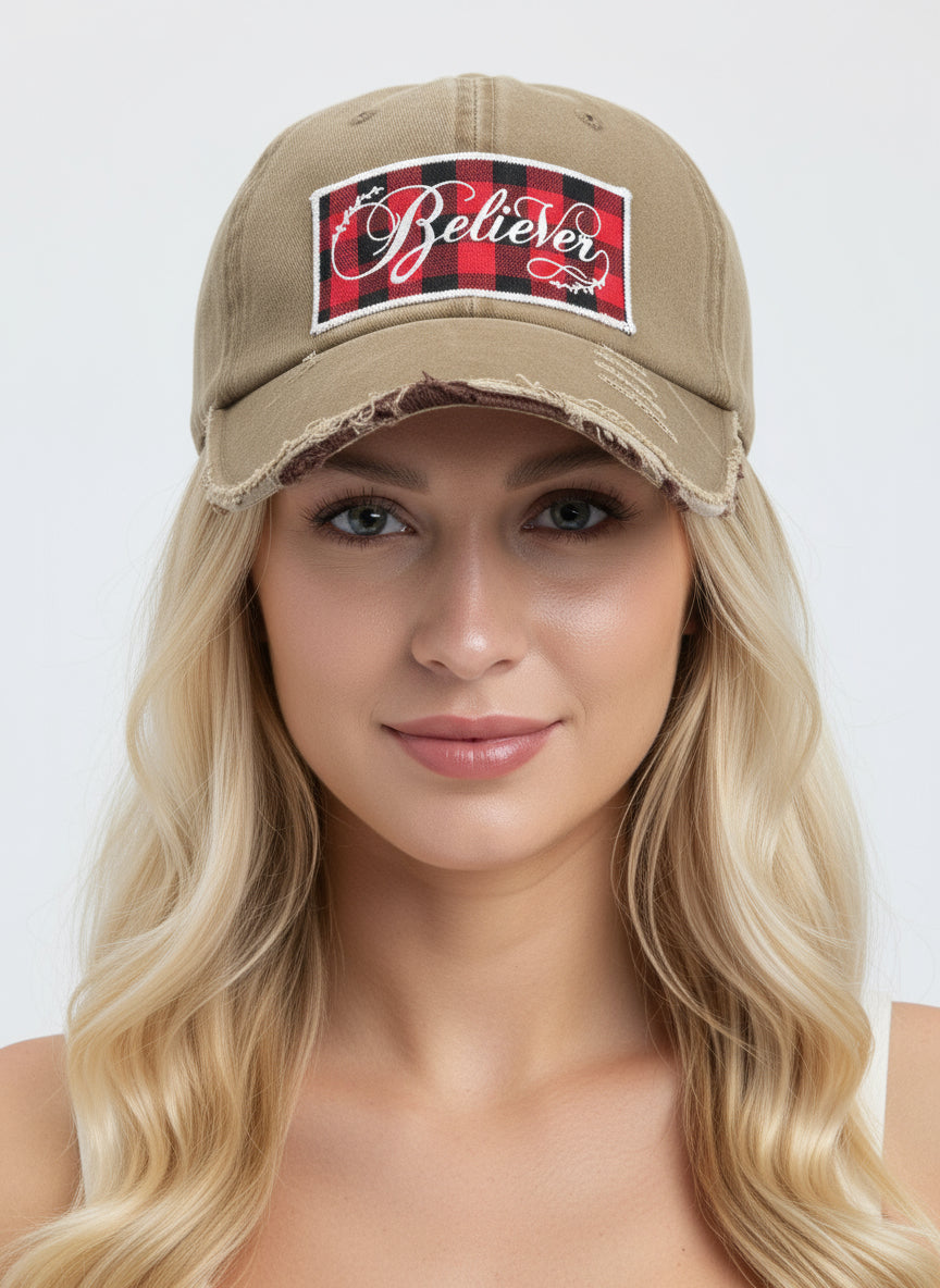 Distressed Believer Trucker Hat