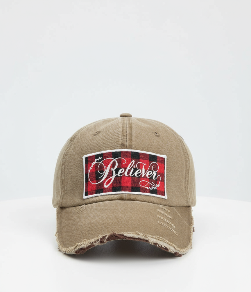 Distressed Believer Trucker Hat