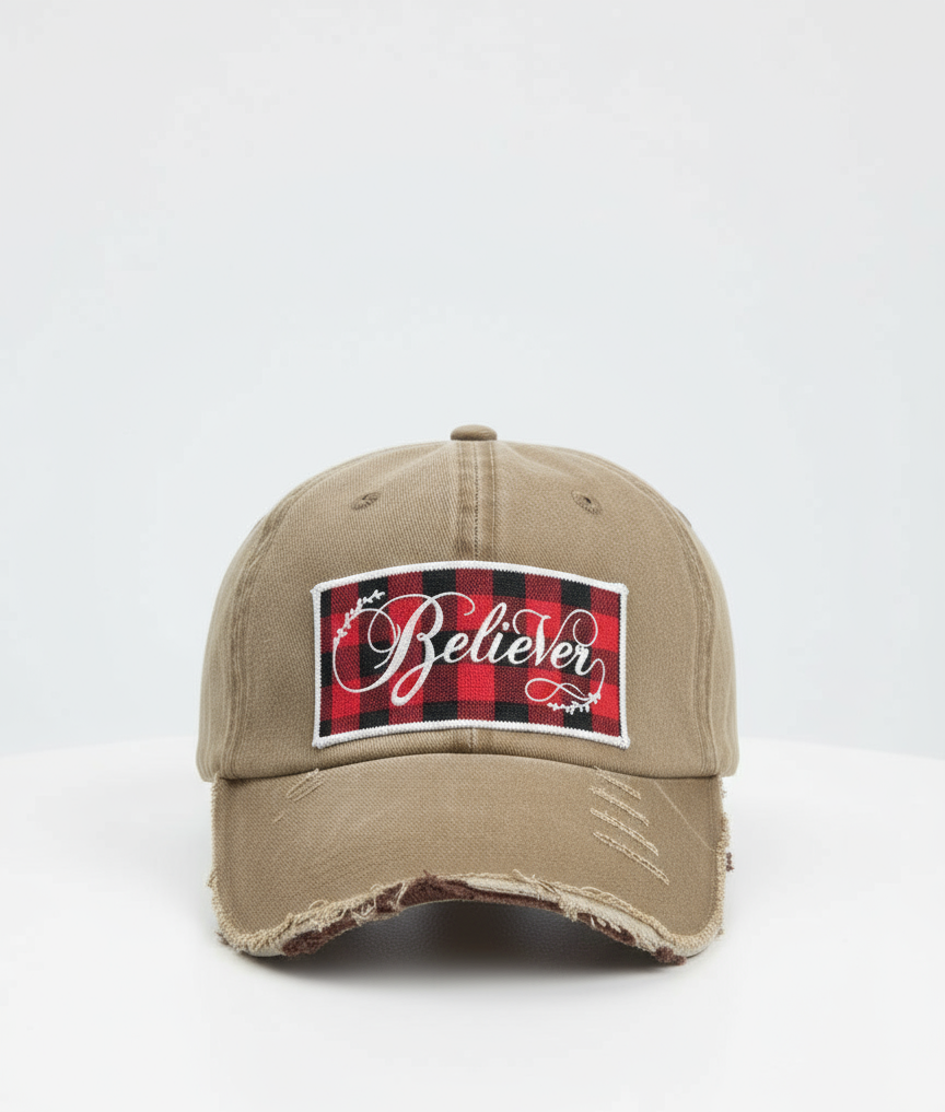 Distressed Believer Trucker Hat