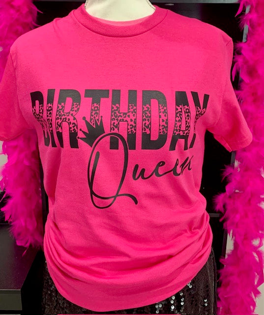 Birthday Queen graphic tee