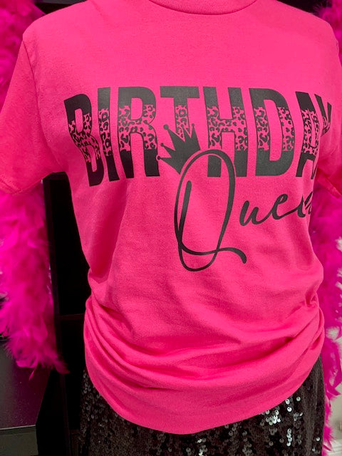 Birthday Queen graphic tee