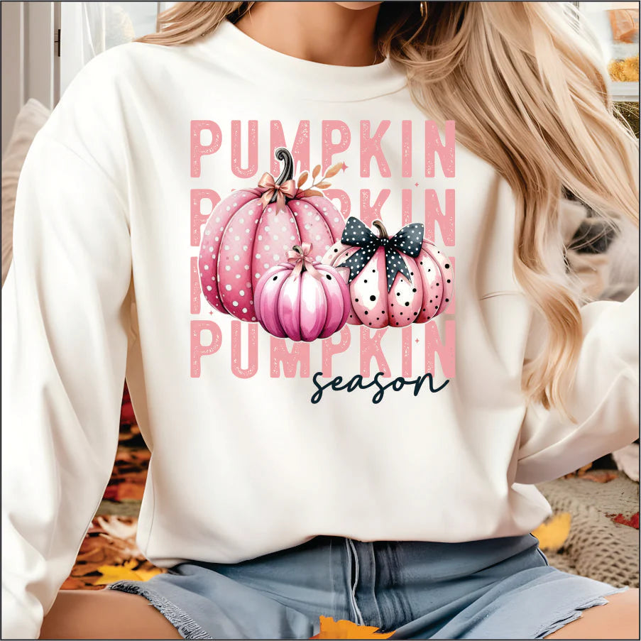 Pink Pumpkin Season Sweatshirt