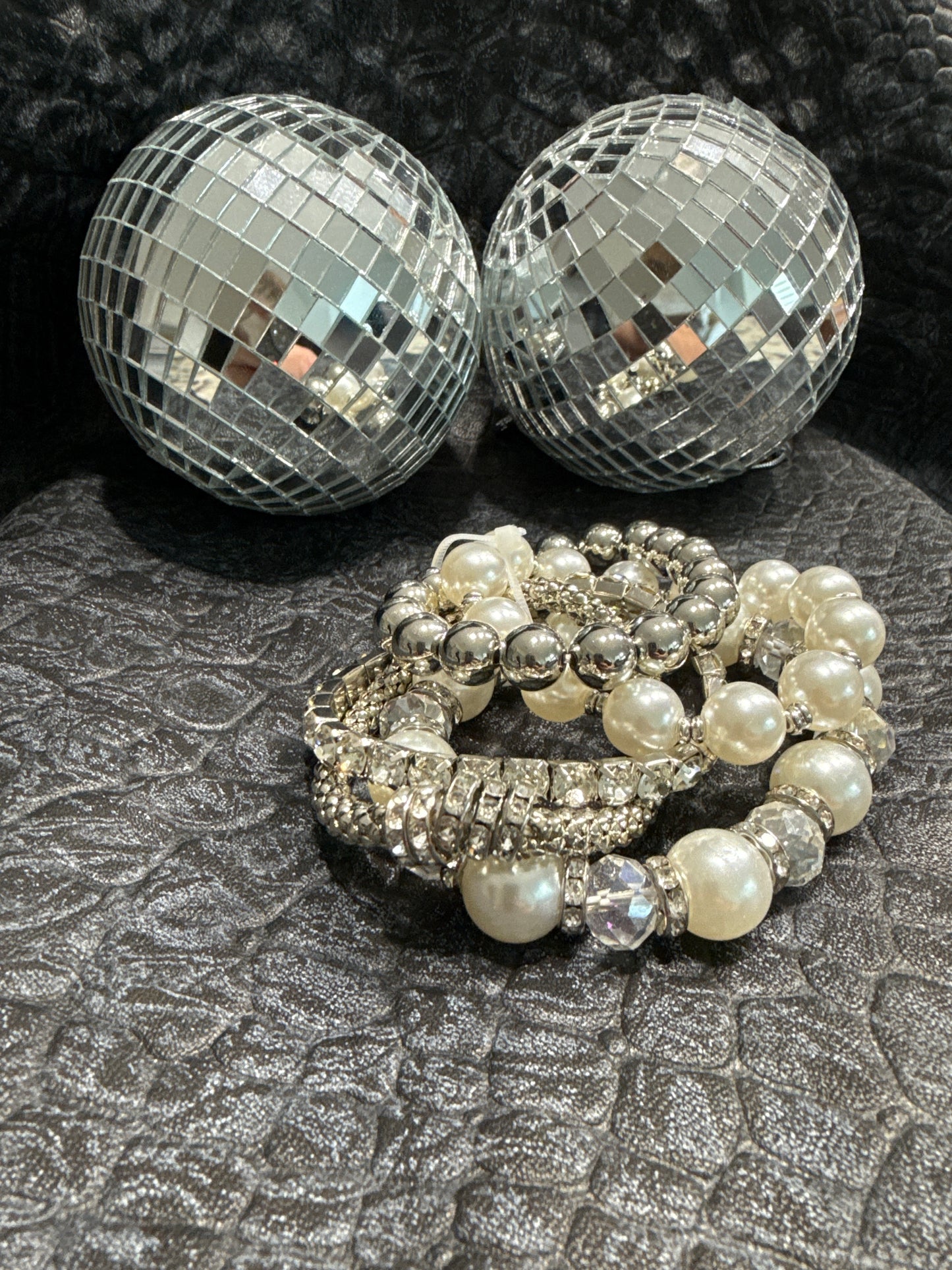 Pearl Stretch Bracelet Set