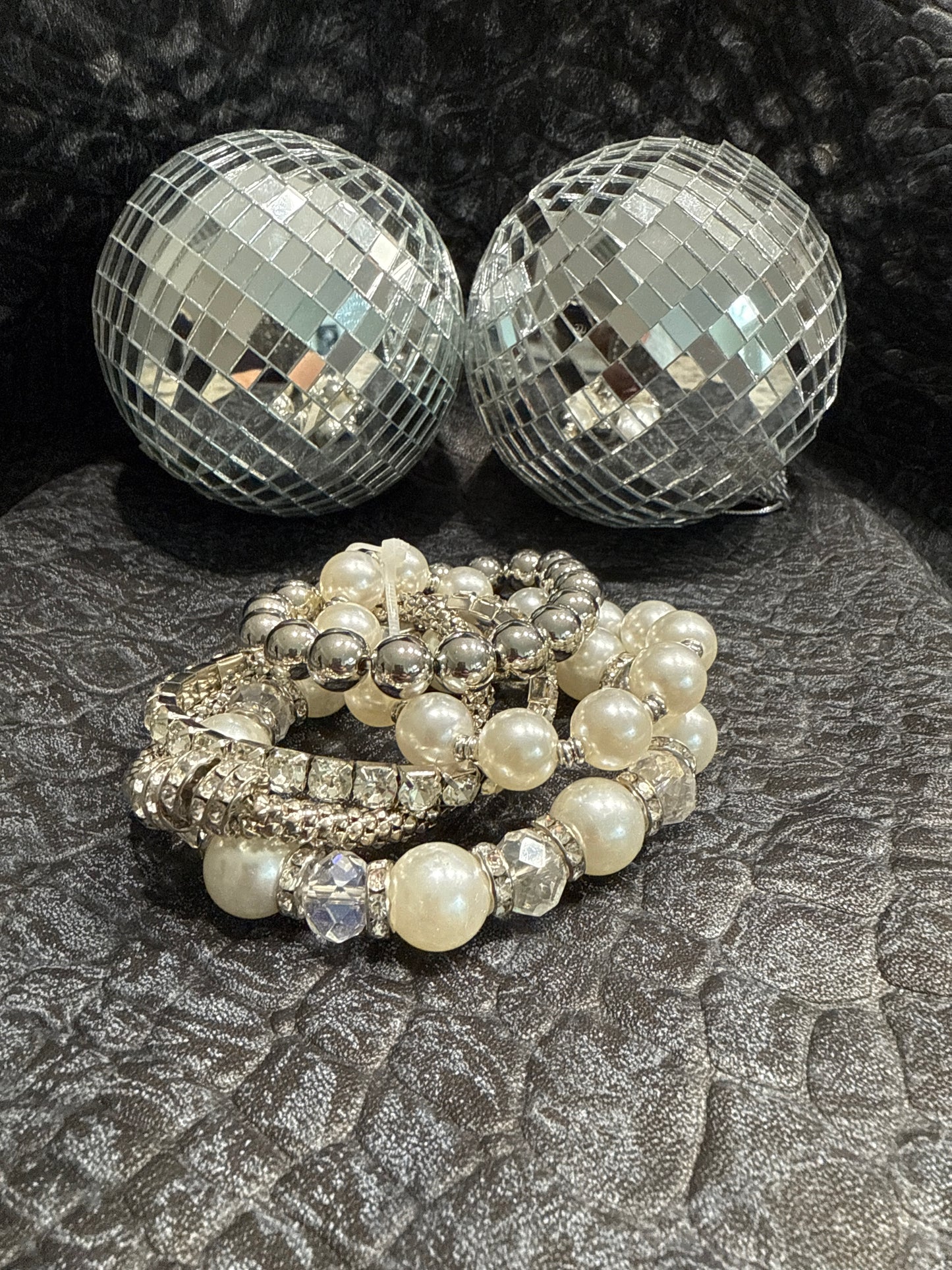 Pearl Stretch Bracelet Set