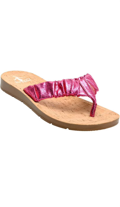 Corky’s Cool Off Fuchsia Sandal