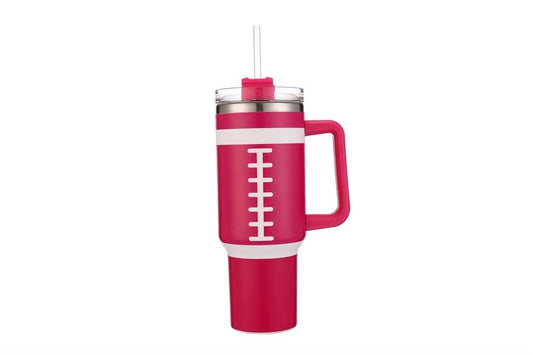 FootBall Themed Printed 40 Oz Tumbler Cup