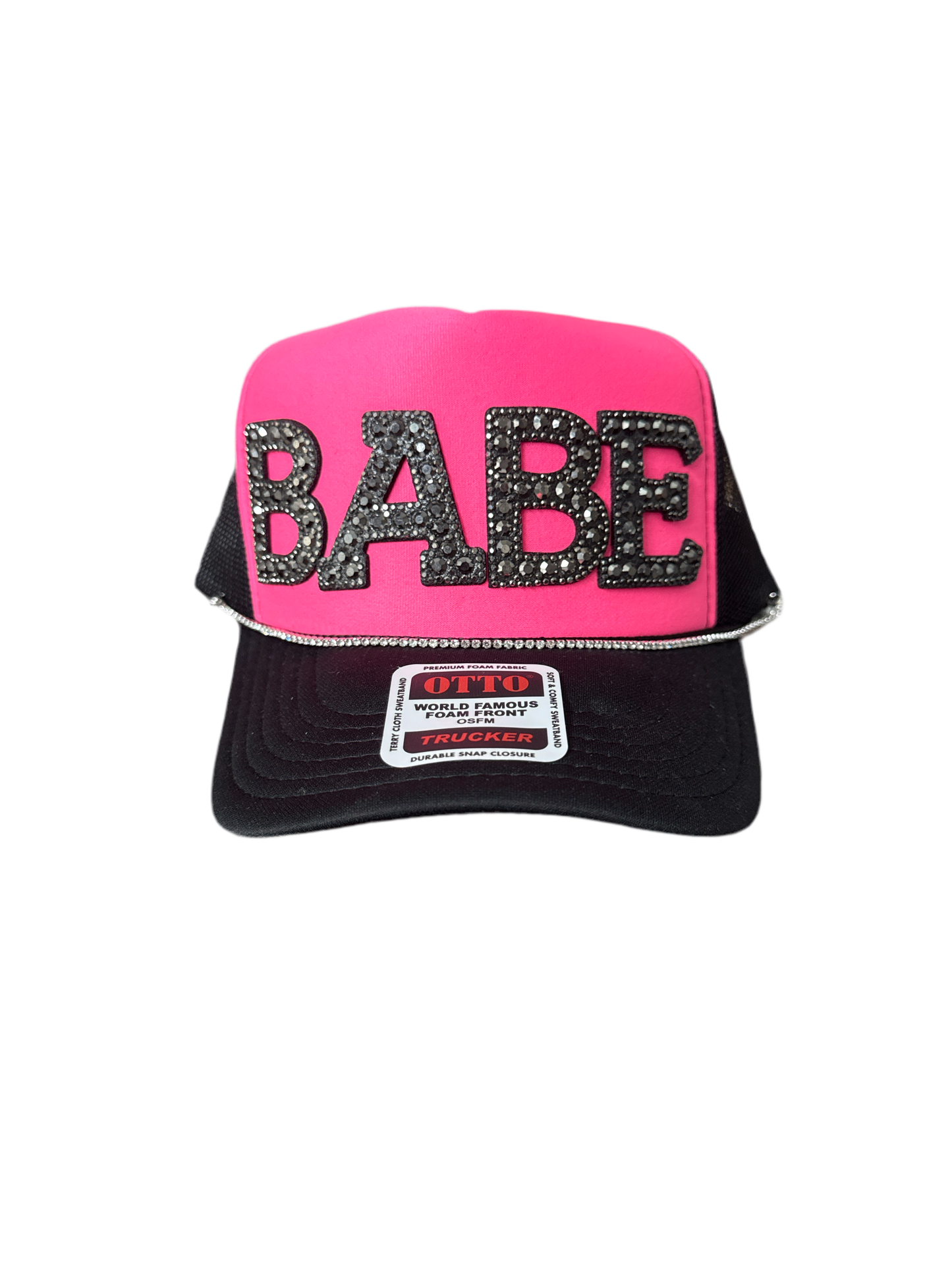 Babe Rhinestone Trucker Hat