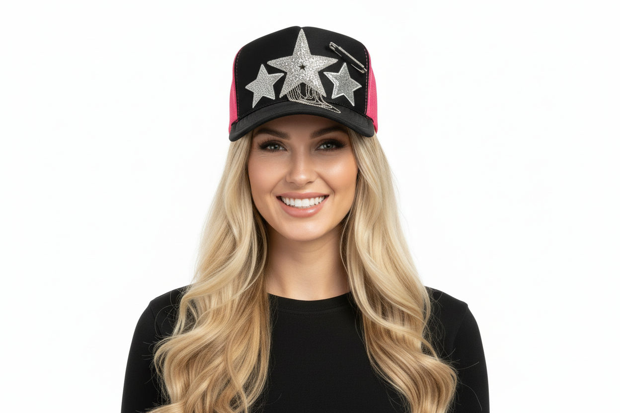 Rhinestone Cowgirl Trucker Hat