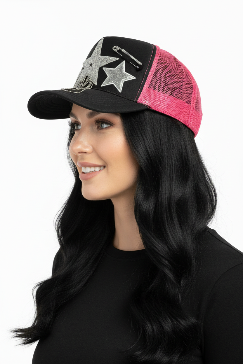 Rhinestone Cowgirl Trucker Hat