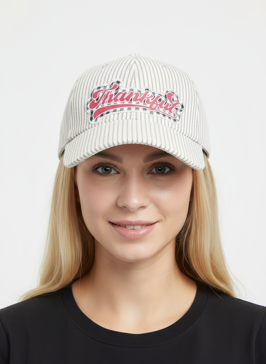 Thankful Buffalo Plaid Ballcap