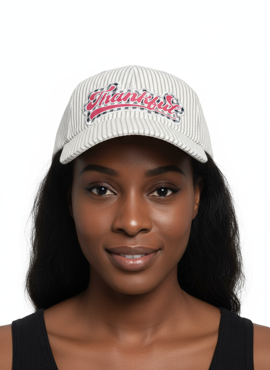 Thankful Buffalo Plaid Ballcap