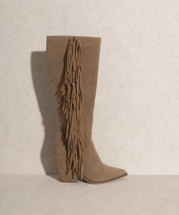 SKY HIGH Fringe Boots