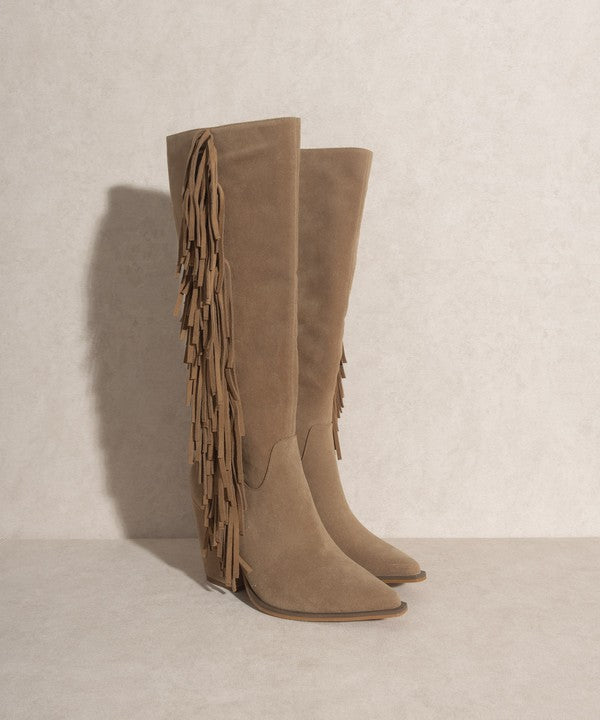 SKY HIGH Fringe Boots