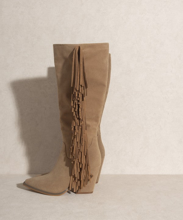 SKY HIGH Fringe Boots