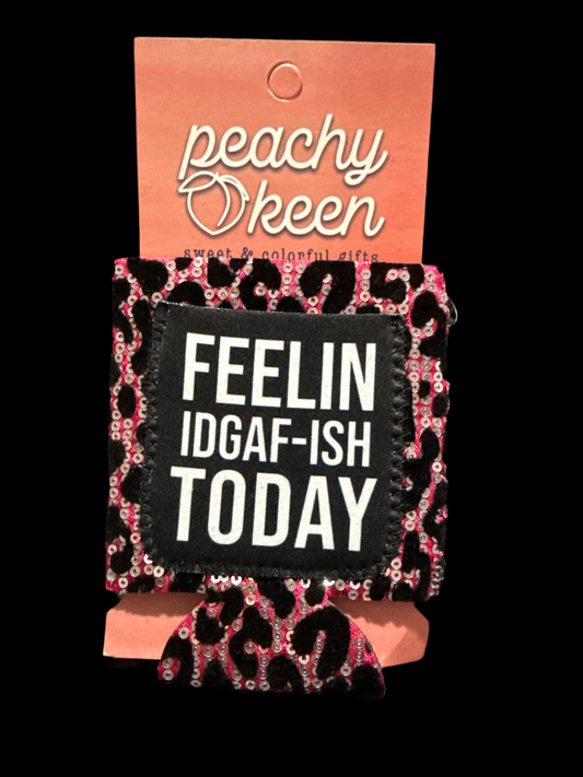 Feelin IDGAFISH Today Sequin Can Cooler