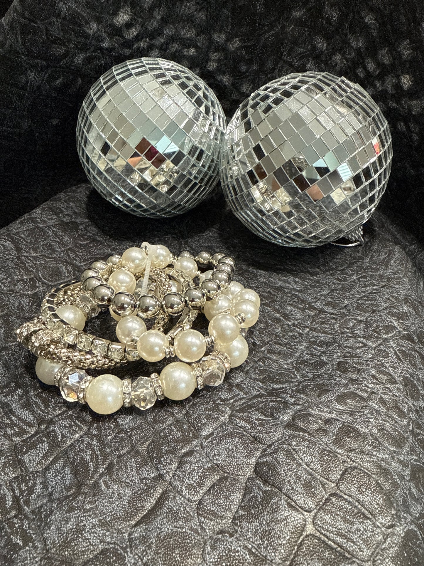 Pearl Stretch Bracelet Set