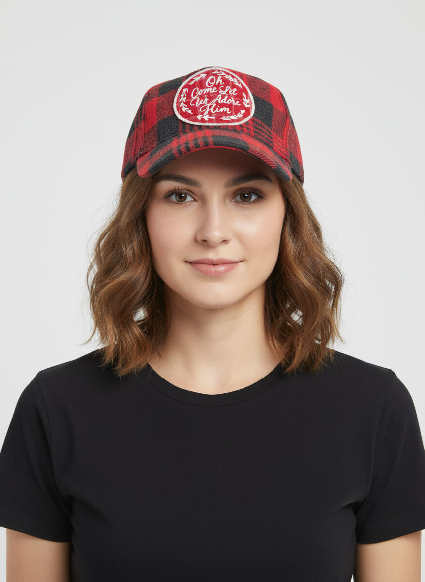 Red Buffalo Plaid Ballcap
