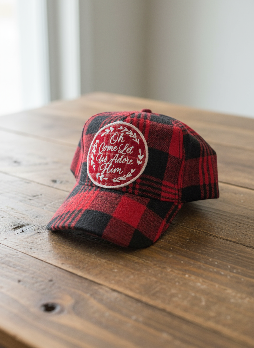 Red Buffalo Plaid Ballcap