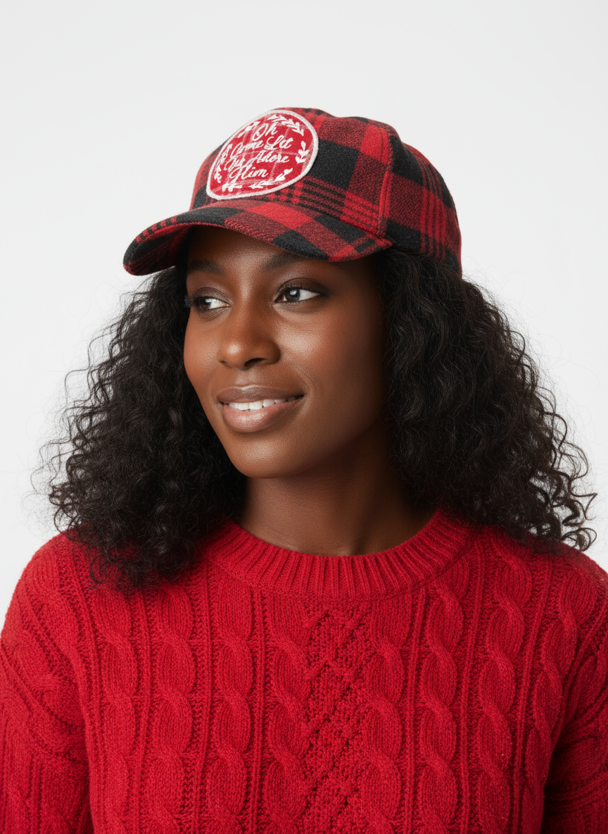 Red Buffalo Plaid Ballcap