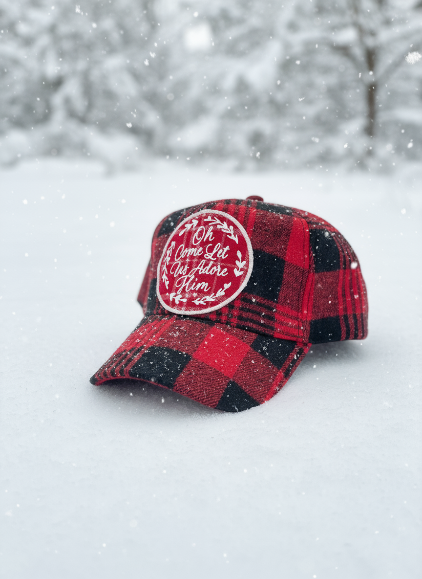 Red Buffalo Plaid Ballcap
