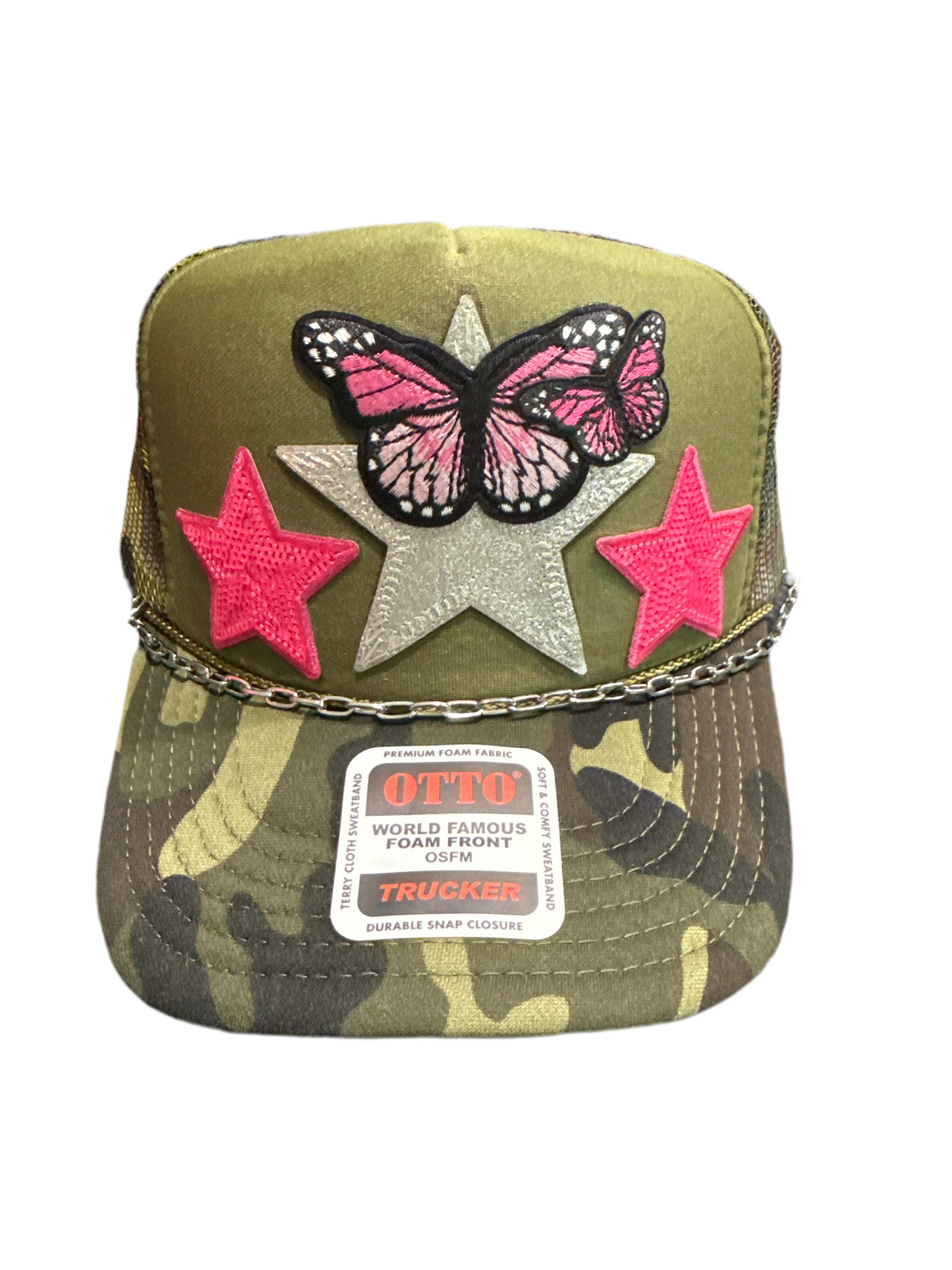 Butterfly Love Camo Trucker Hat