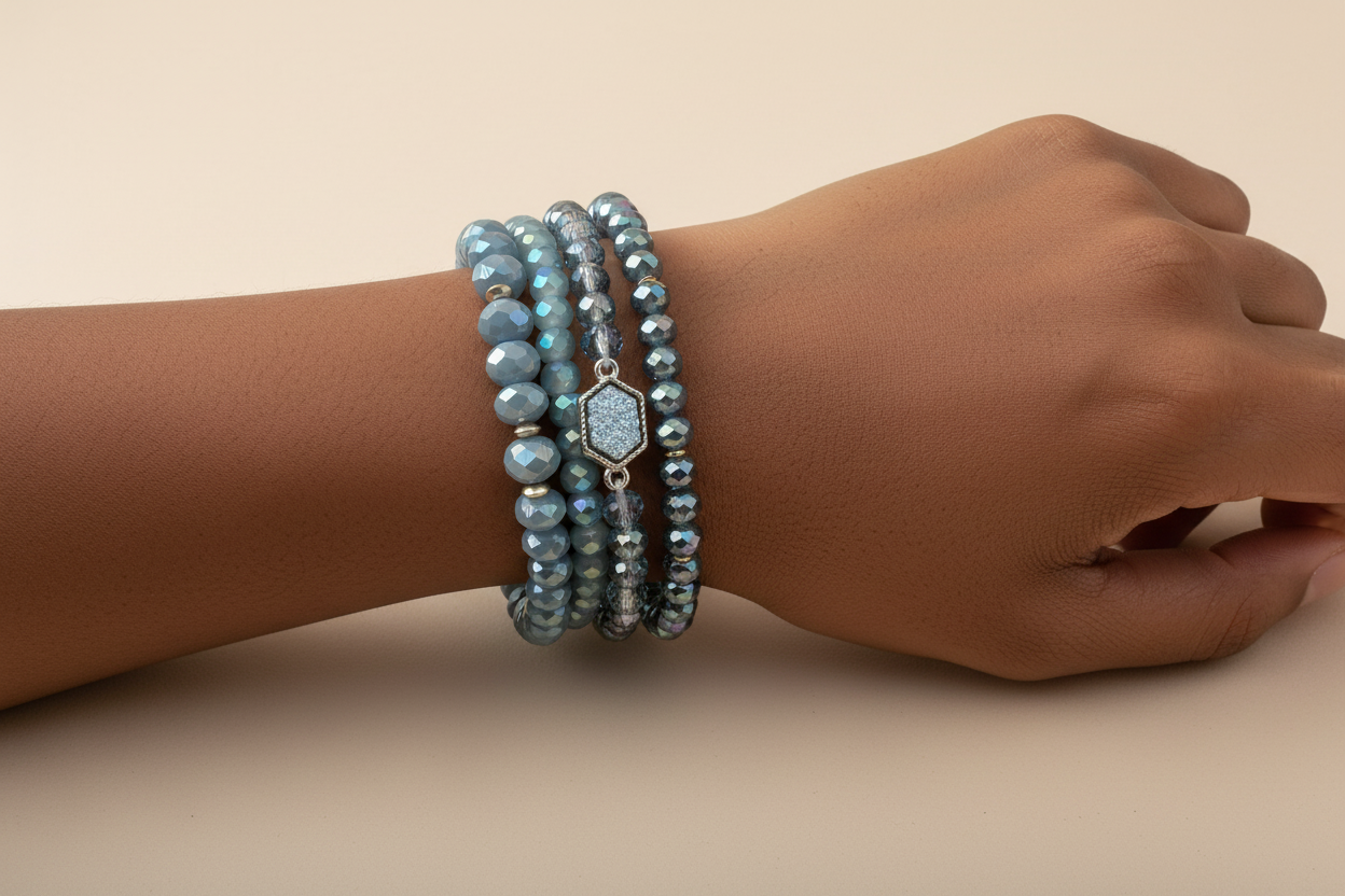 Hello Gorgeous Grey Bracelet Sets