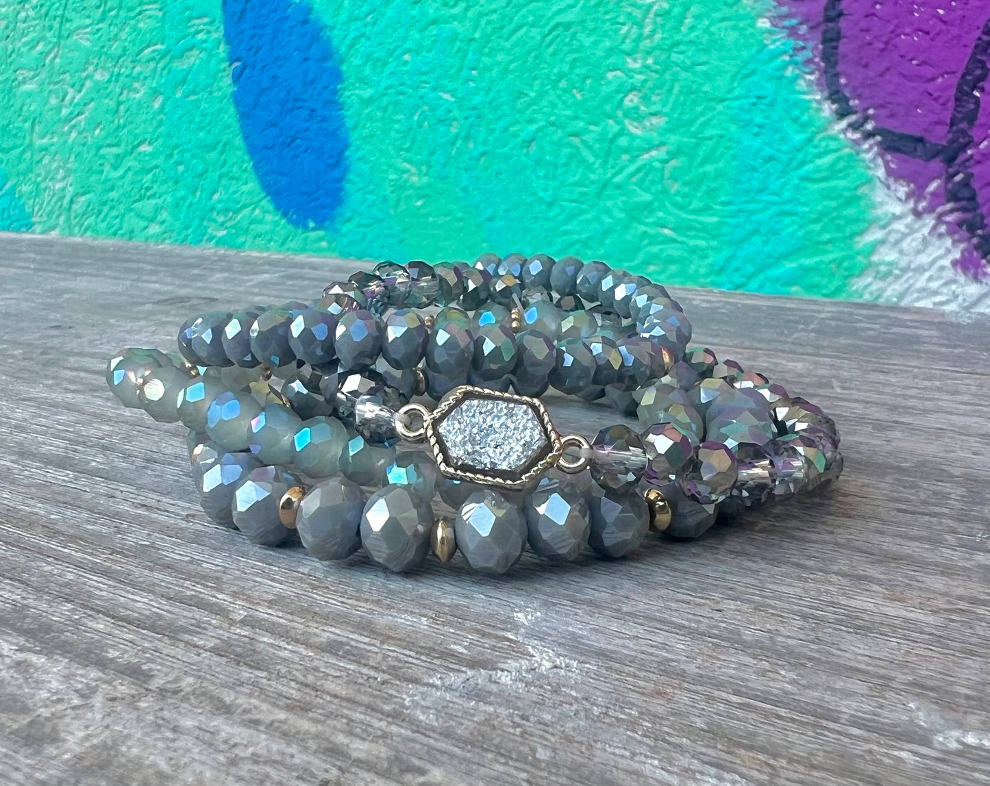 Hello Gorgeous Grey Bracelet Sets