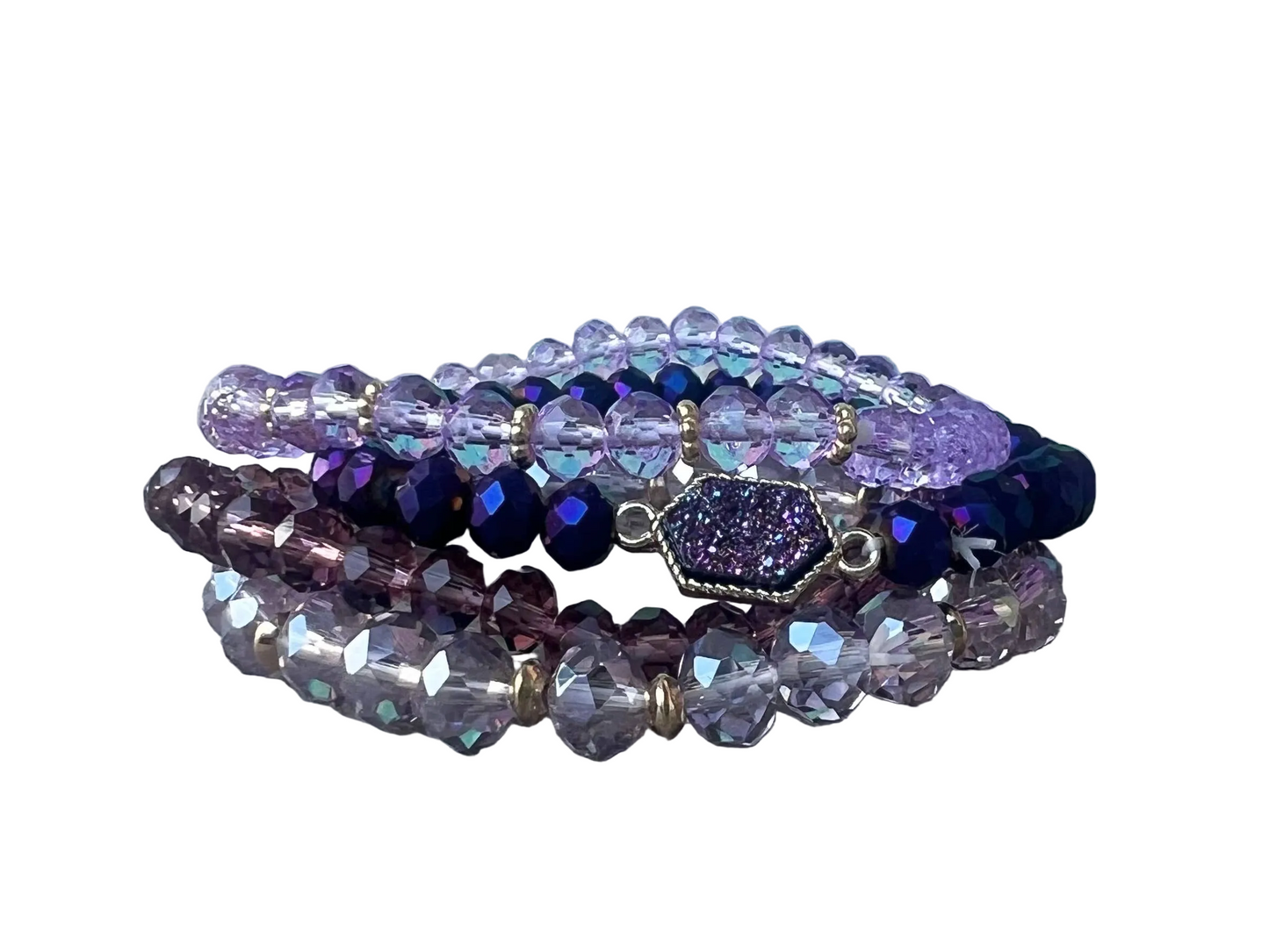 Hello Gorgeous Purple Bracelet Sets