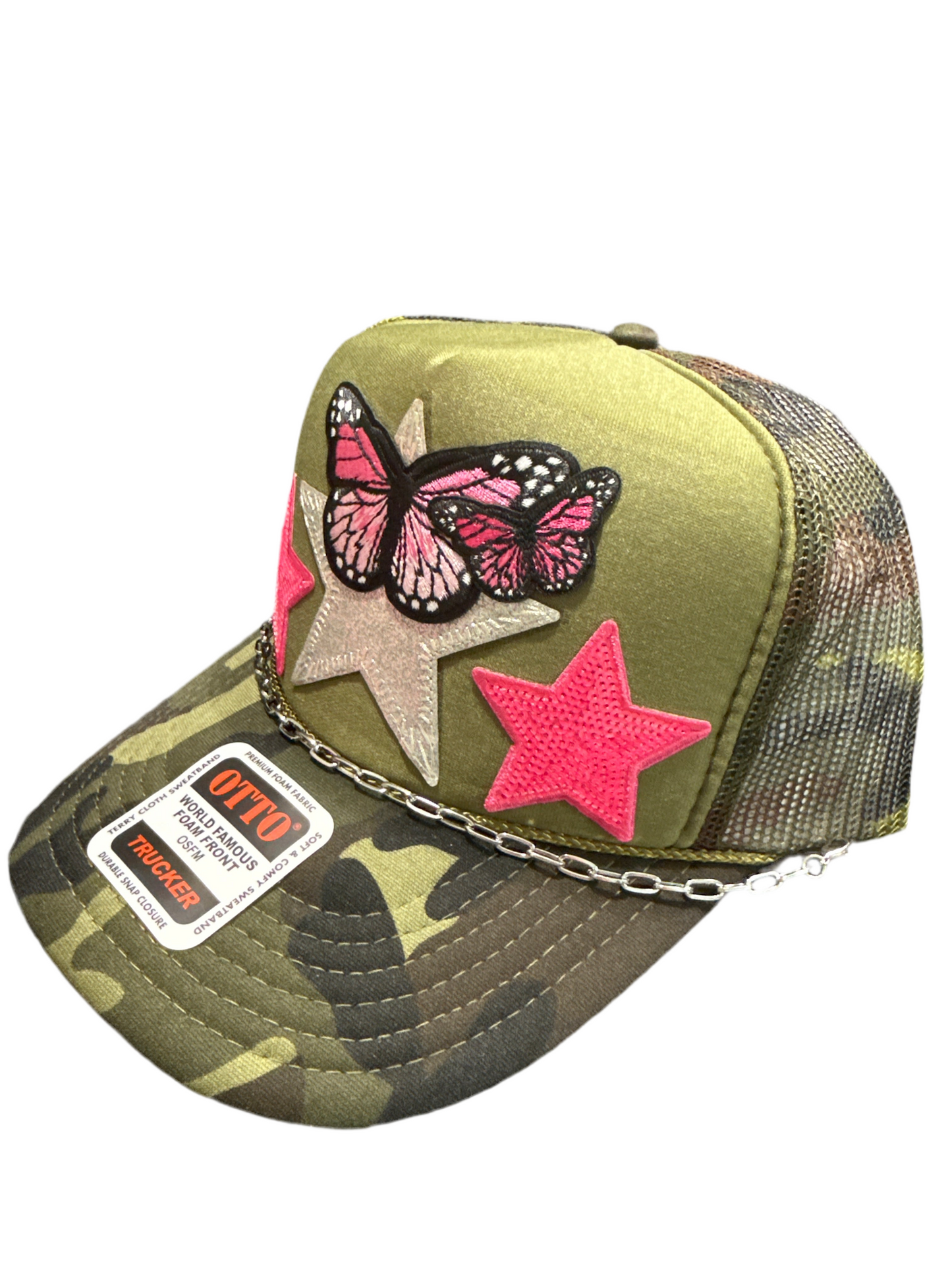 Butterfly Love Camo Trucker Hat