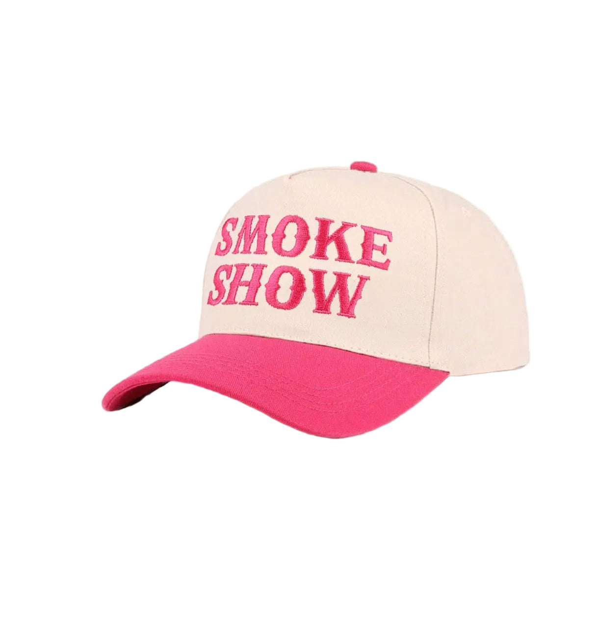Smoke Show Embroidery Two Tone Ball Cap