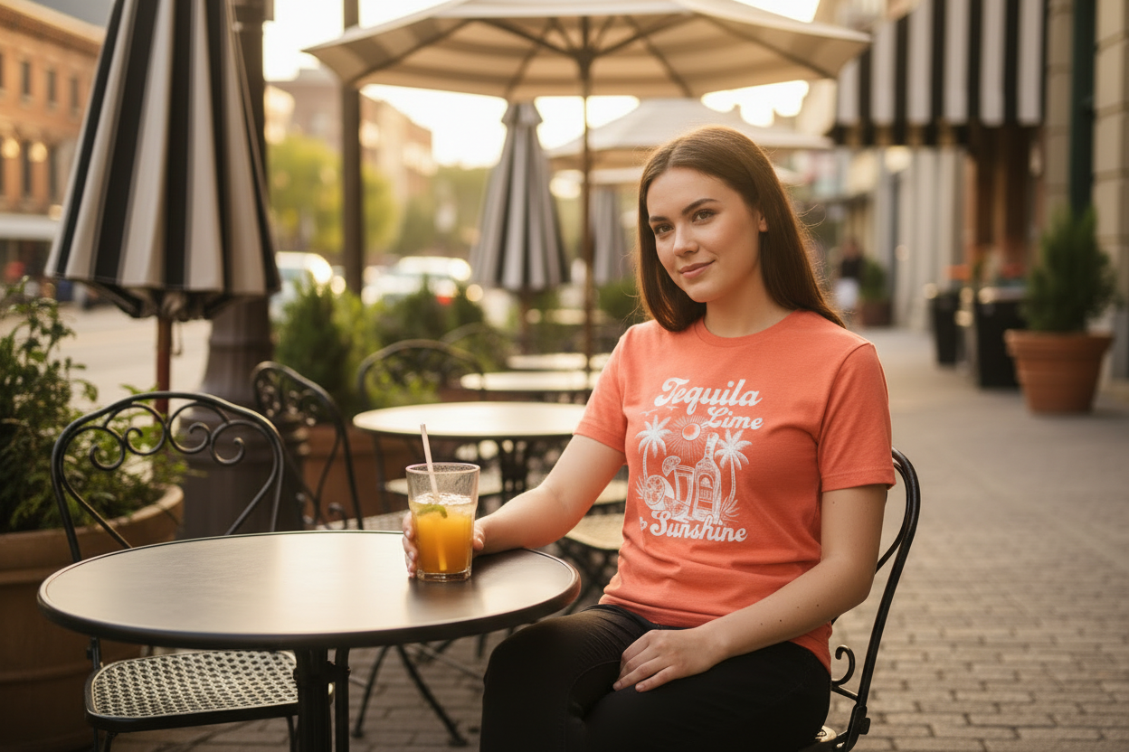 Tequila Lime & Sunshine Graphic T-shirt