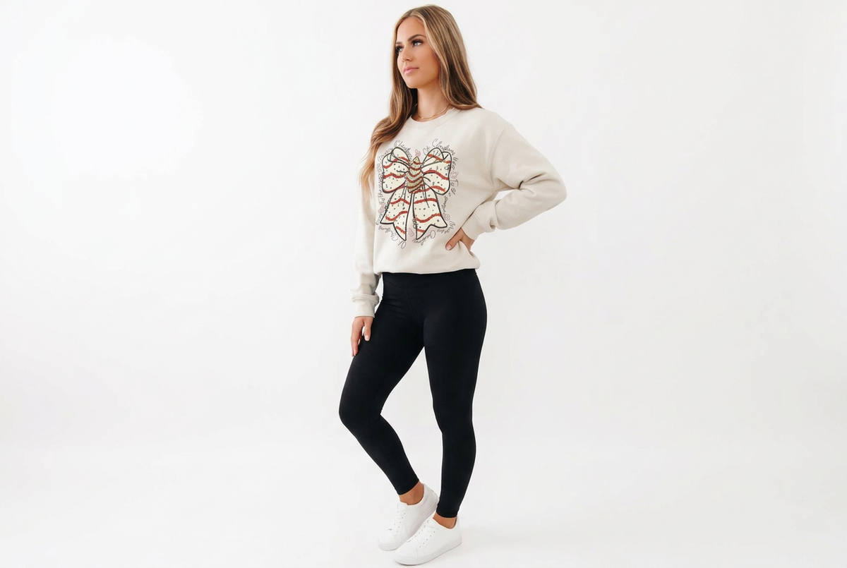 Snack Cake Tree Christmas Sweatshirt