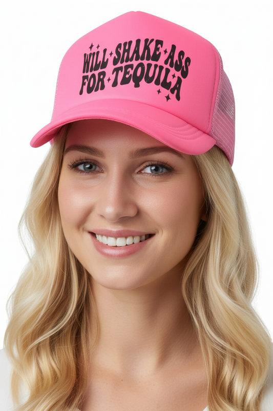 Will Shake For Tequila Trucker Hat