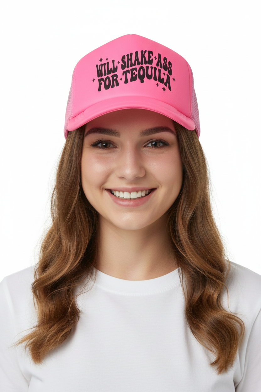 Will Shake For Tequila Trucker Hat