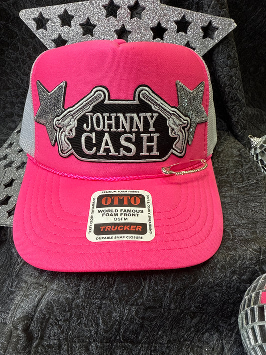 The Man In Black Trucker Hat