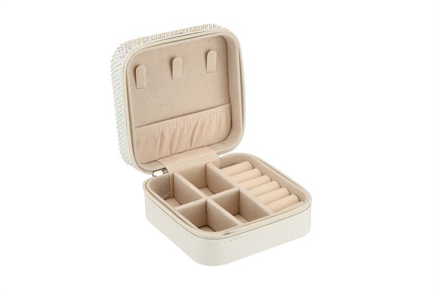 Rhinestone Star Themed Jewelry Box