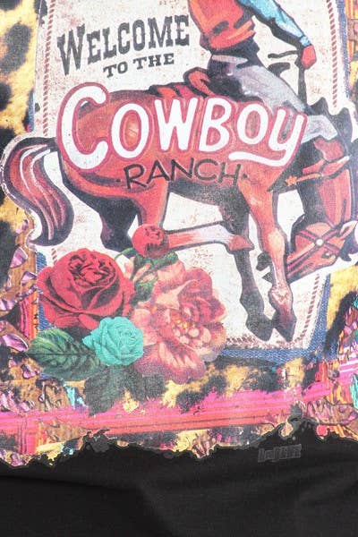 Cowboys Ranch Graphic Tee Black