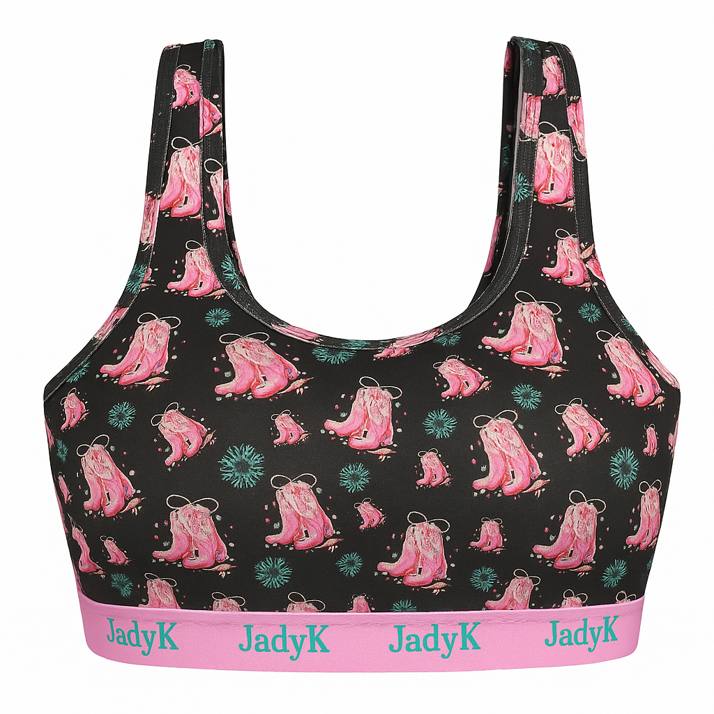 Jady K Arya Sports Bralette Boots Print Collection