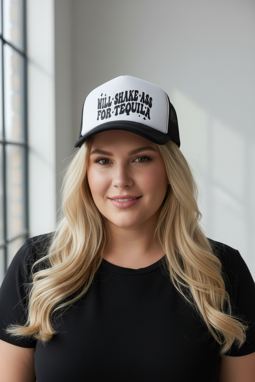 Will Shake For Tequila Trucker Hat