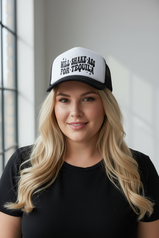 Will Shake For Tequila Trucker Hat