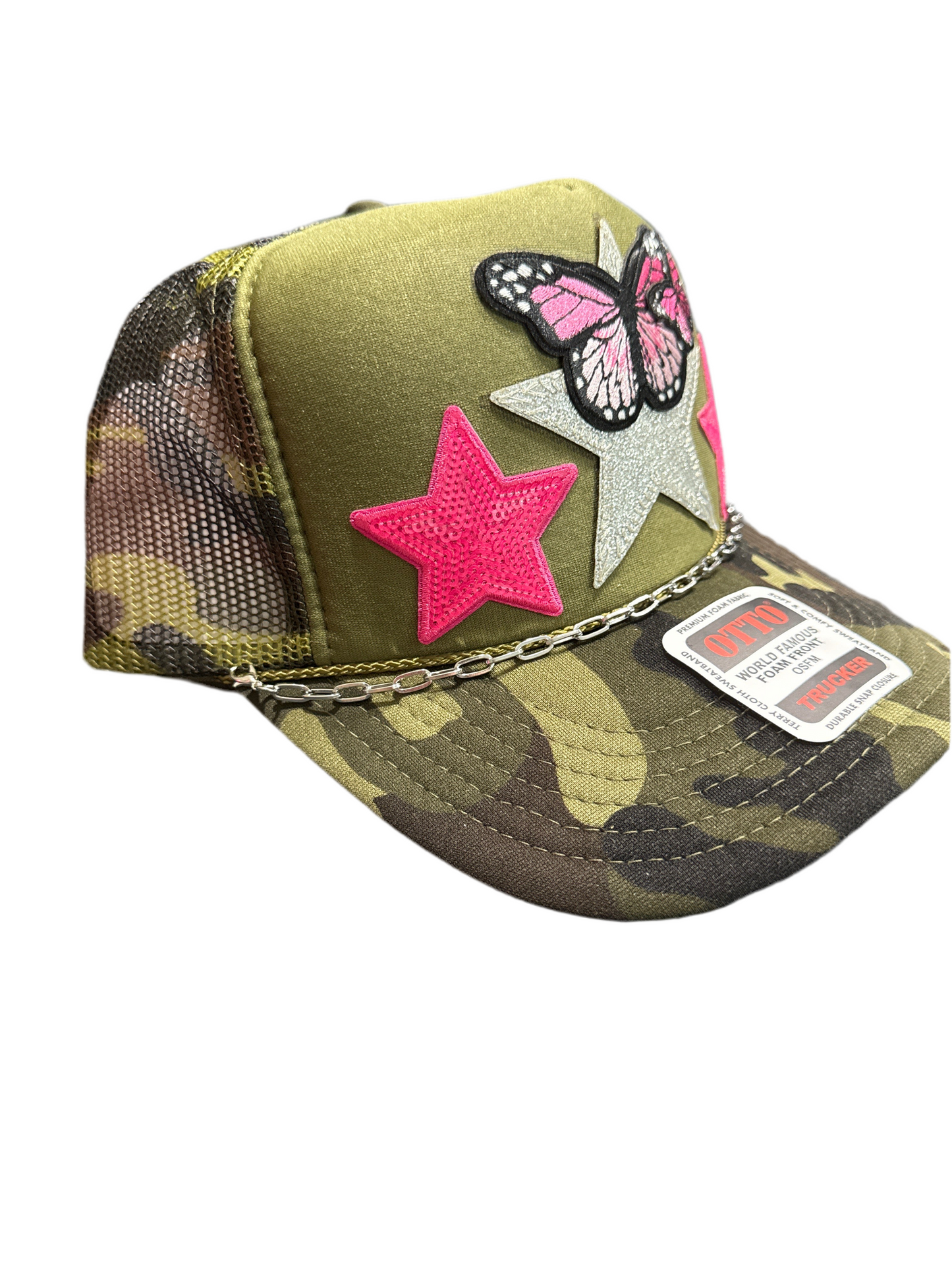 Butterfly Love Camo Trucker Hat