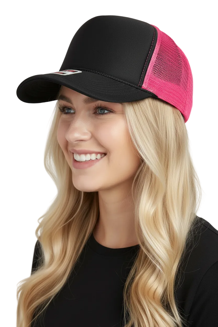 Black Neon Otto Trucker Hat
