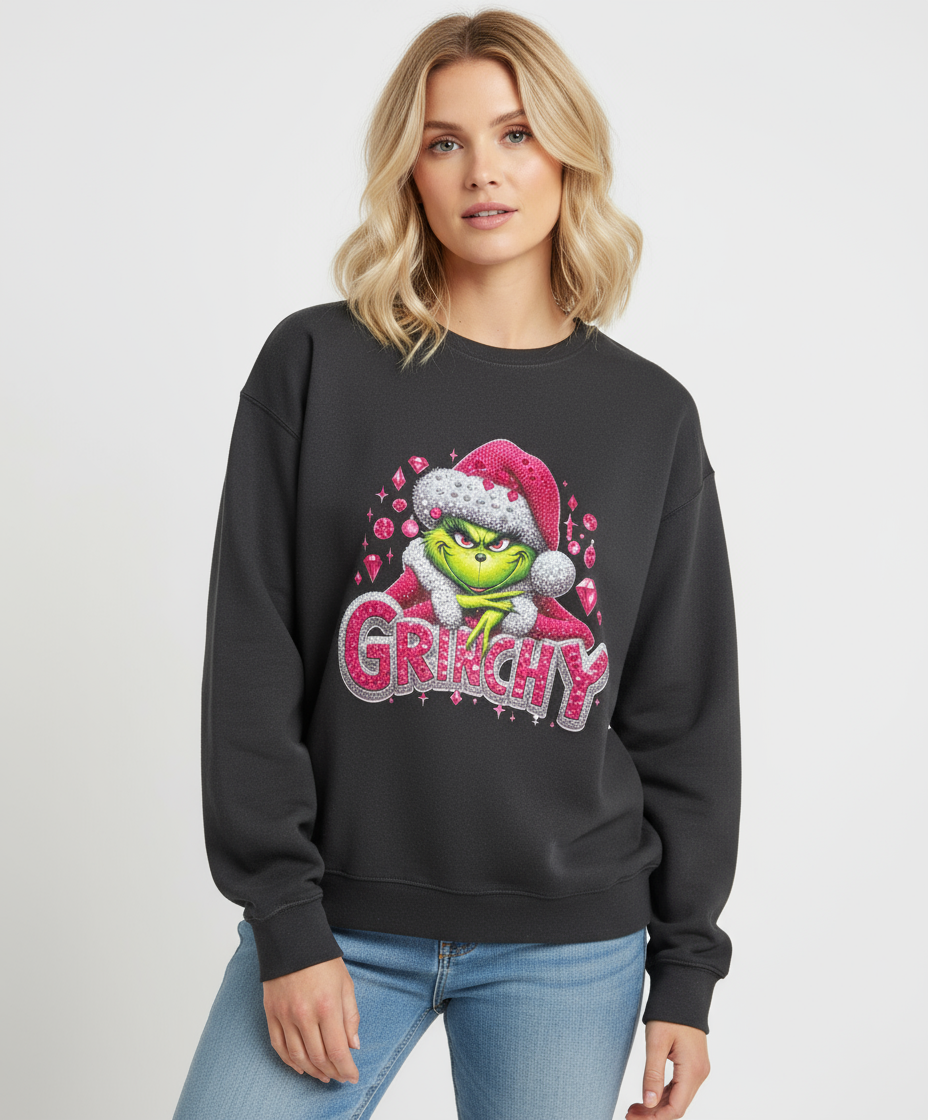 Dazzling Pink Christmas Sweatshirt