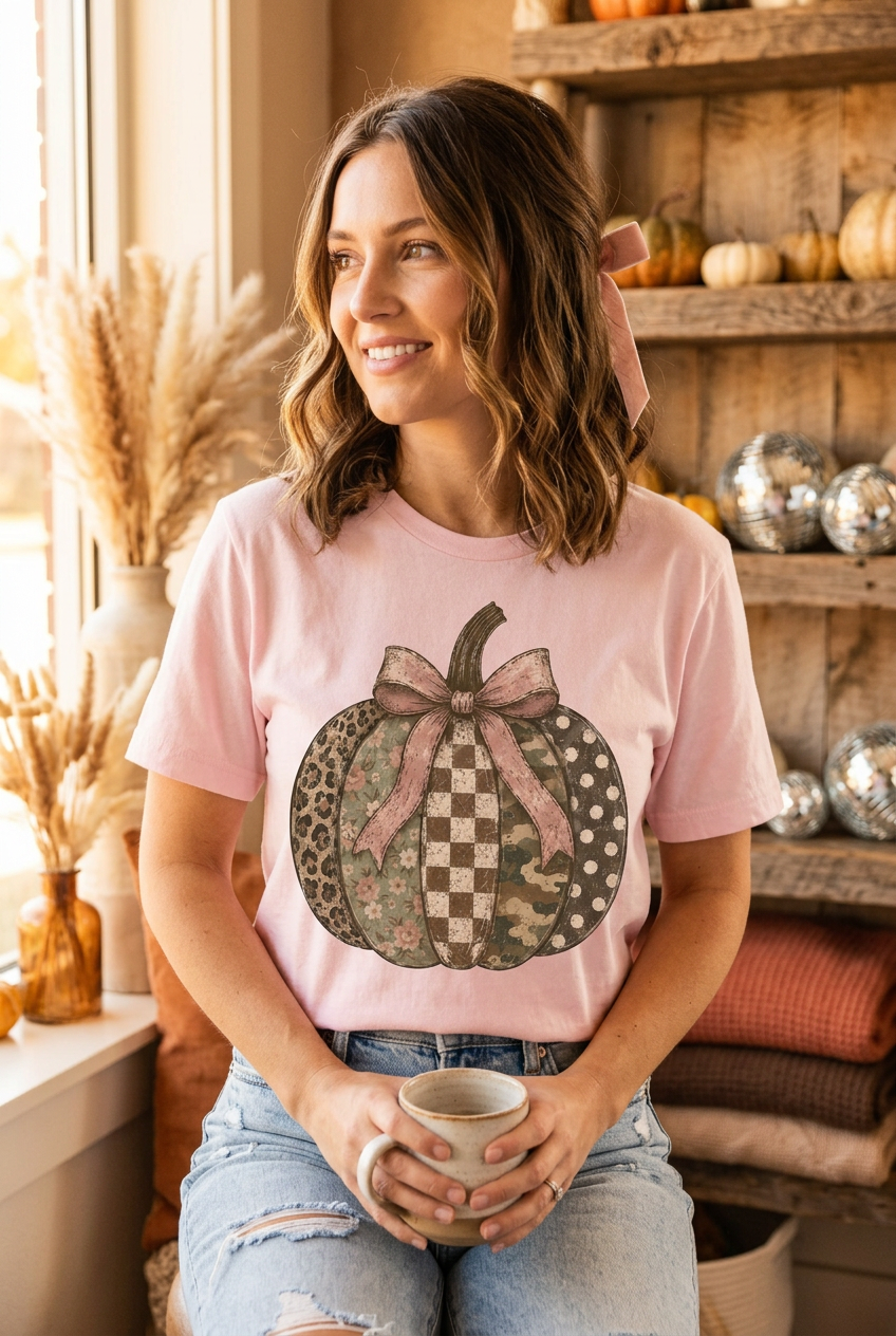 Vintage Pumpkin Graphic Tshirt