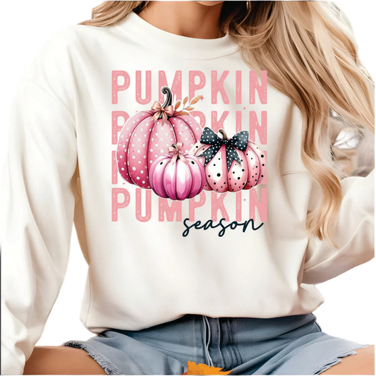 Pink Pumpkin Season Sweatshirt