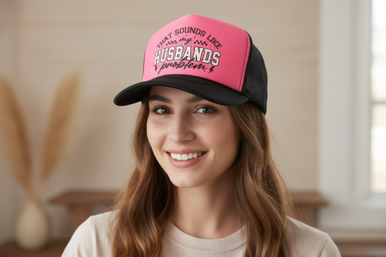 That Sounds Like My Husbands Problem Trucker Hat